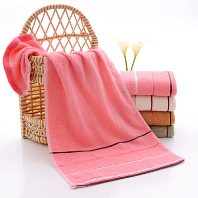 Simple Cotton Thickened Face Towel Is Stain Resistant