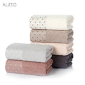 Thickened soft absorbent cotton face towel